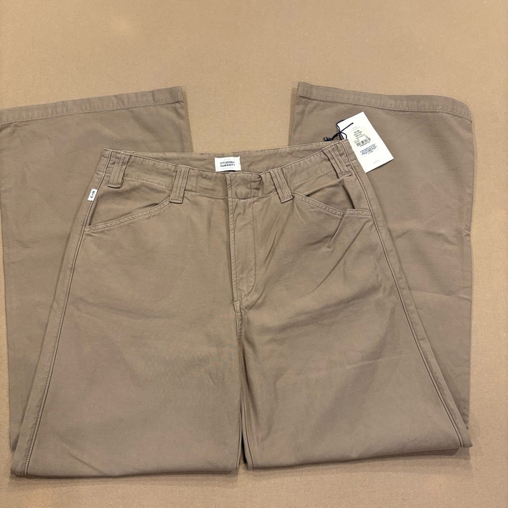 Citizens of Humanity Women’s Paloma Utility Pants Cotton NWT Dark Cocolette 29 - Picture 4 of 14